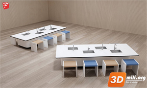Kid's table and chairs Skp Files 